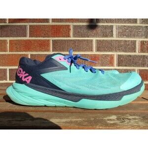 Hoka One One Zinal Womens Blue Running 1119400 AOSP Shoes Sneakers Size 10.5 B